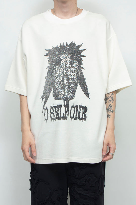 Monster print t-shirt WHITE