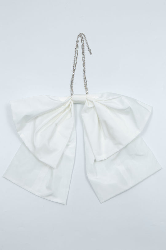 Attached ribbon White