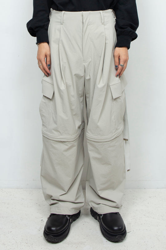 Onibegie detachable cargo pants FROSTY WHITE