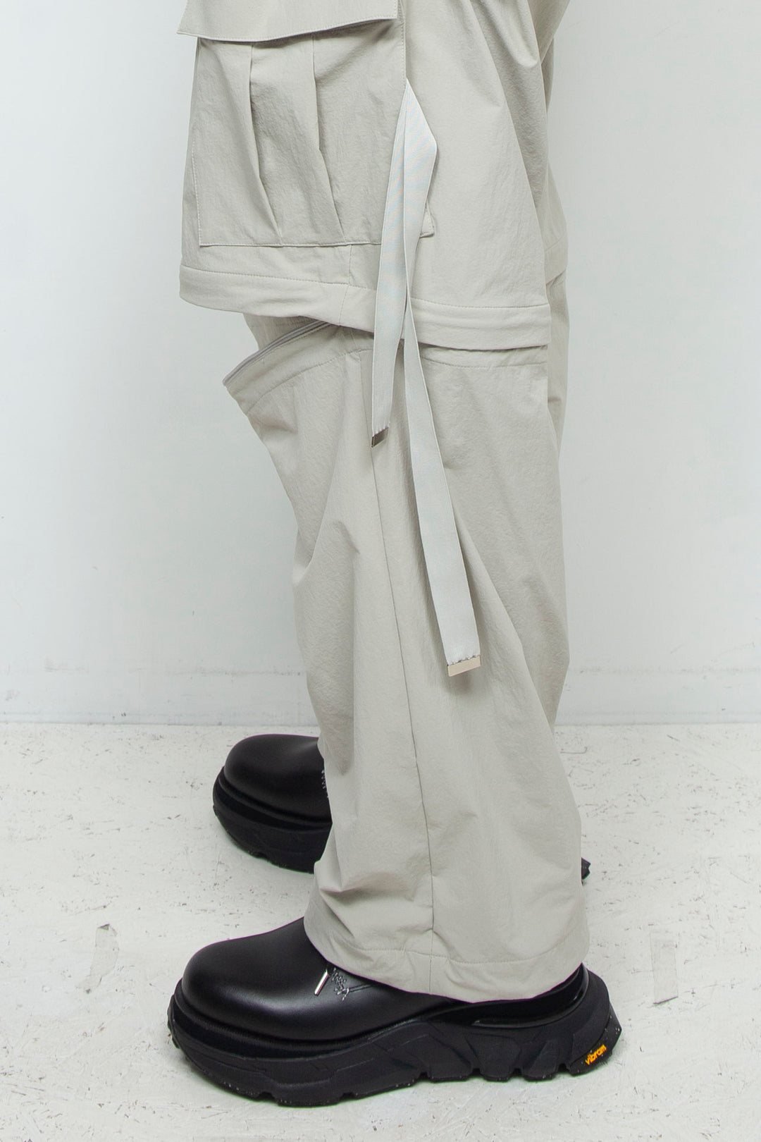 Onibegie detachable cargo pants FROSTY WHITE