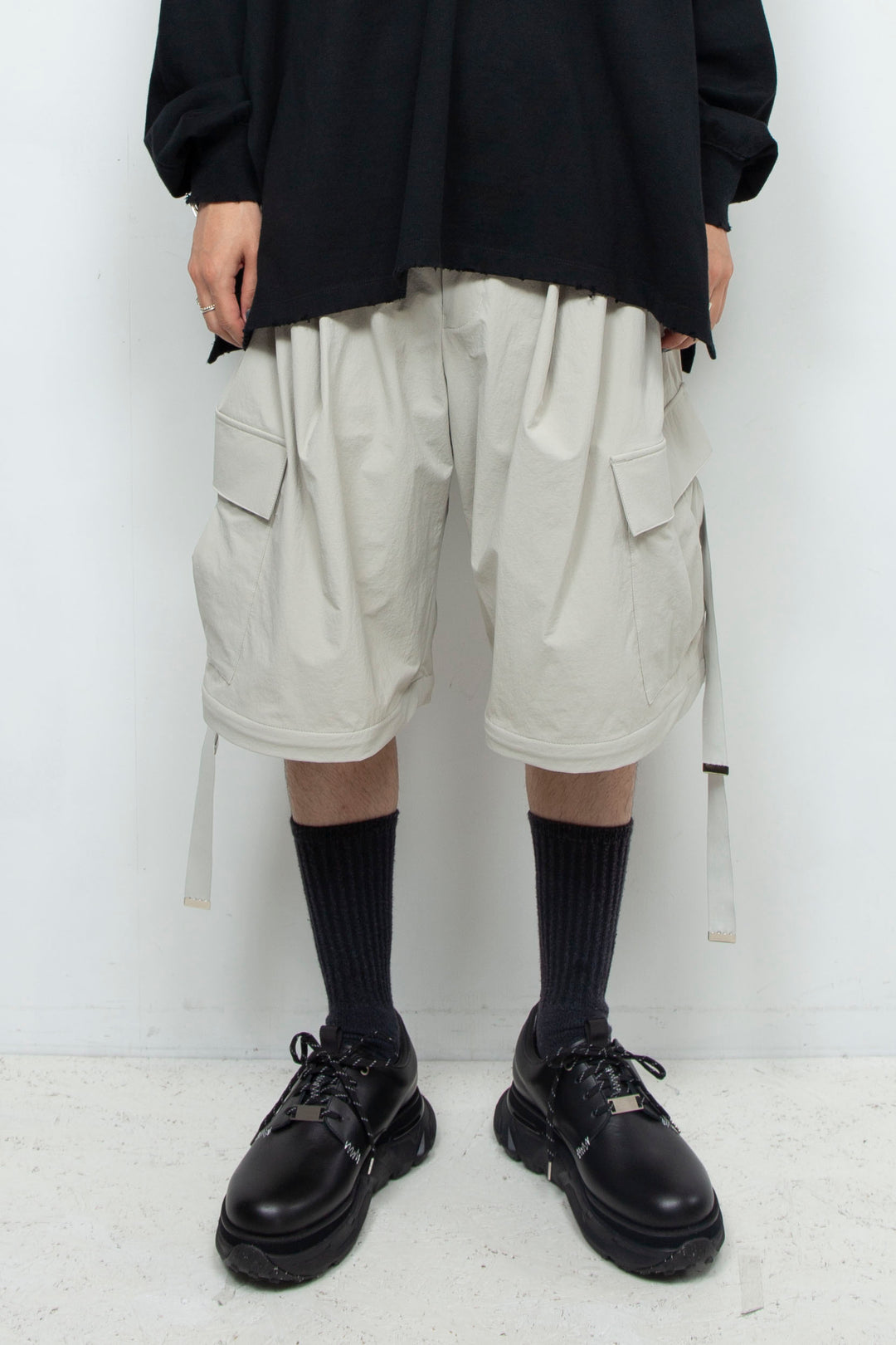 Onibegie detachable cargo pants FROSTY WHITE