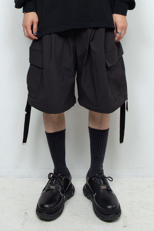 Onibegie detachable cargo pants BLACK