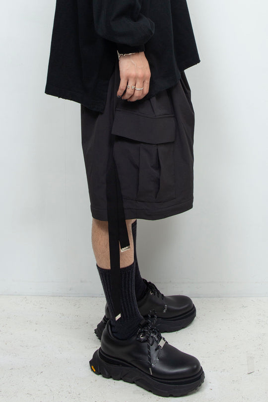 Onibegie detachable cargo pants BLACK