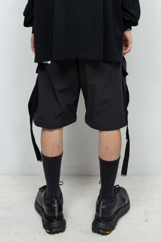 Onibegie detachable cargo pants BLACK