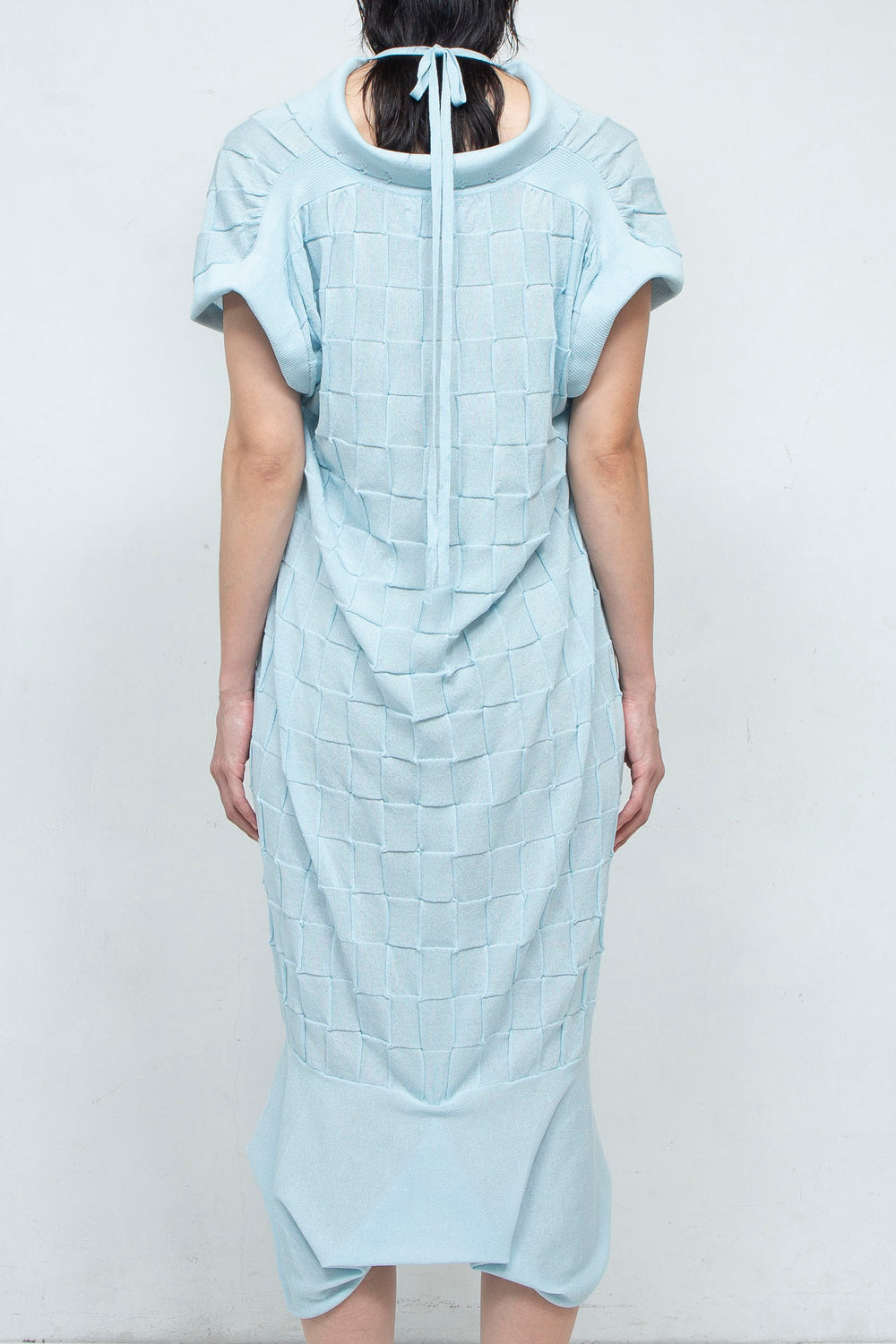 Knit Polo onepiece Blue