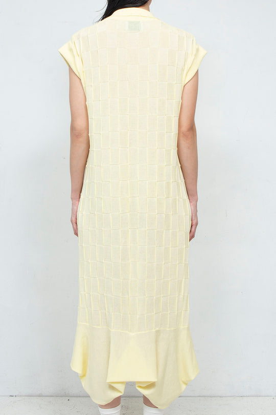Knit Polo onepiece Yellow