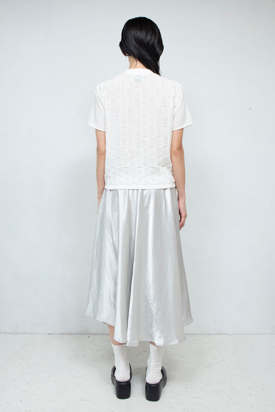 Knit Polo Shirt White
