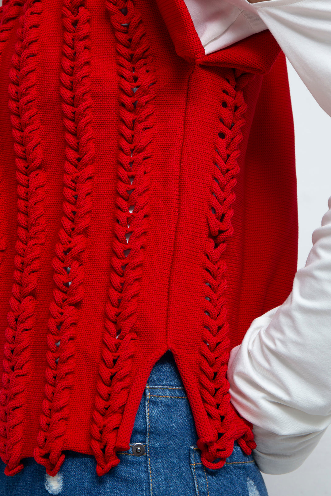 Knit Tank Tops Red