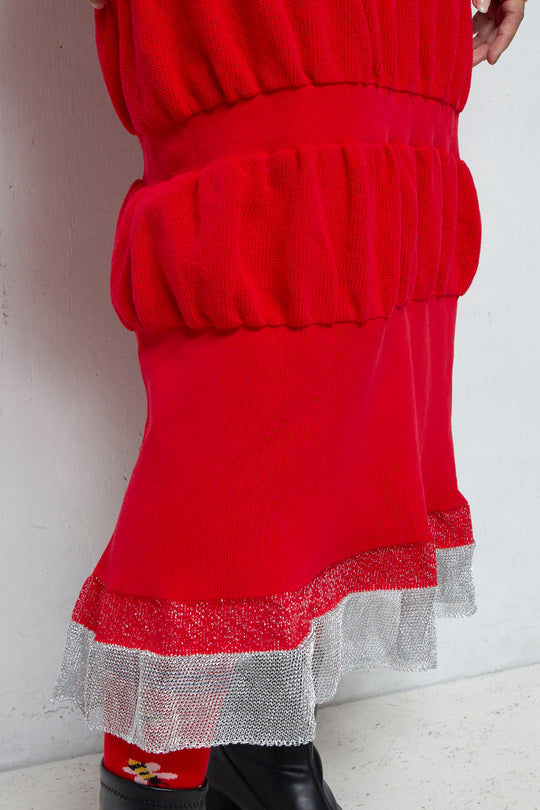 Knit Onepiece Red