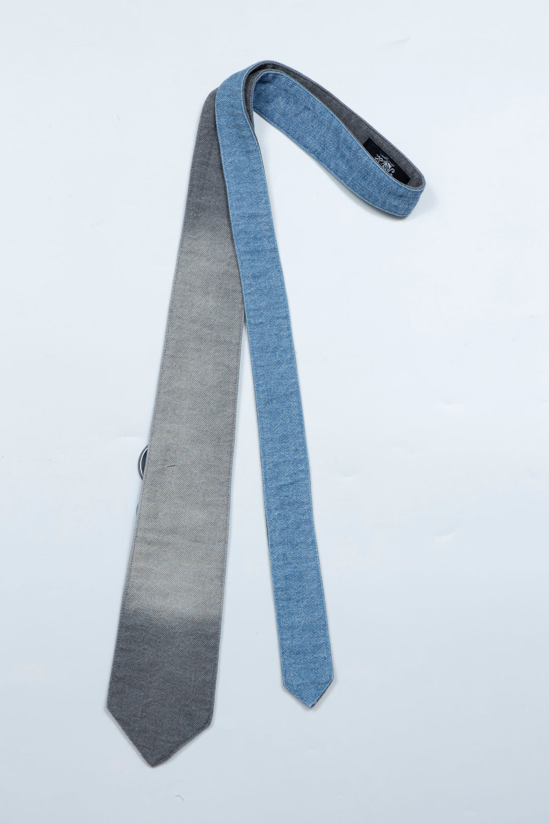 Reversible Fade Denim Tie