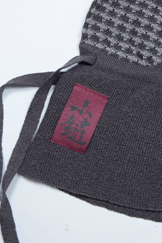 Knit balaclava Gray