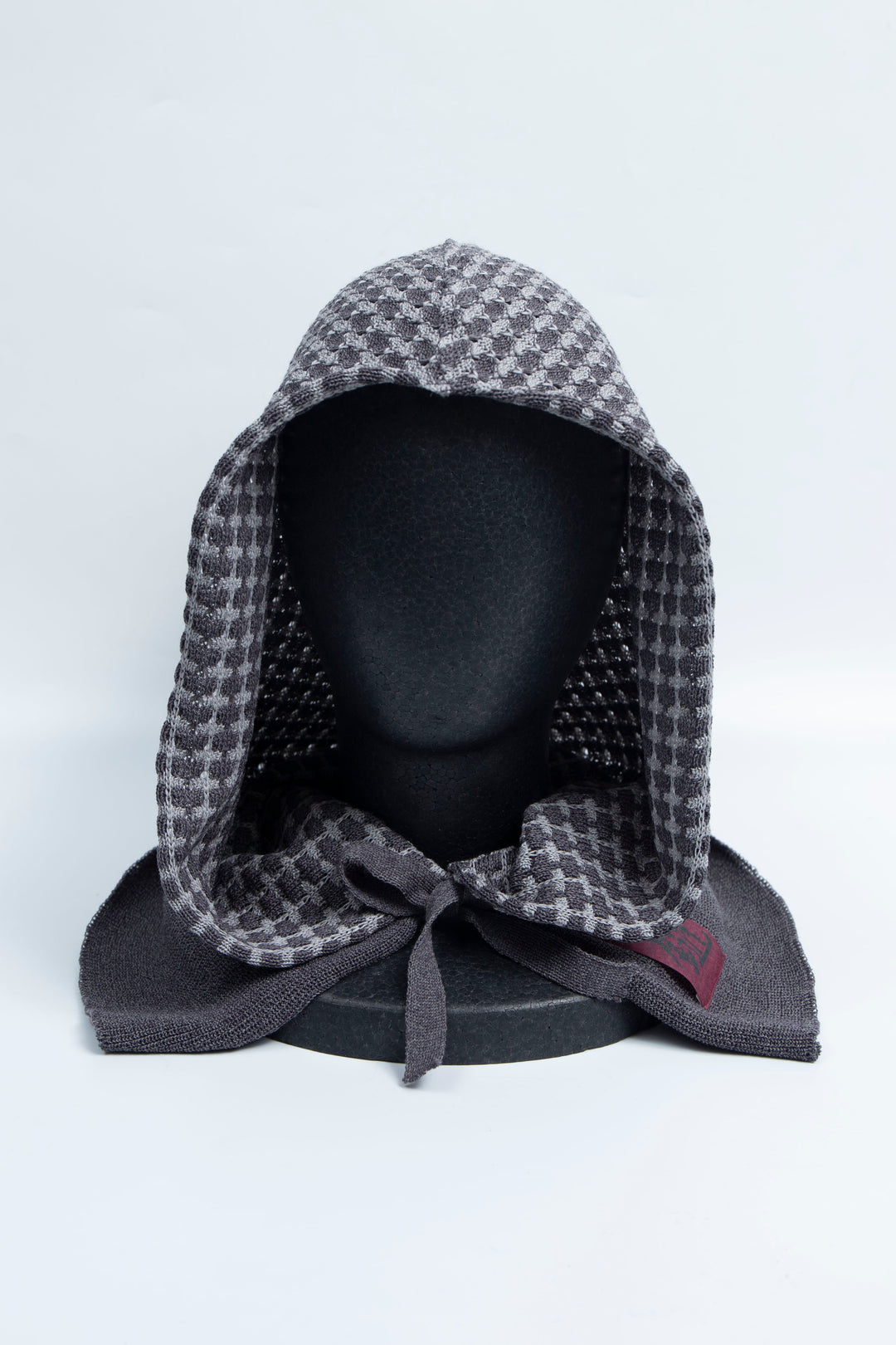 Knit balaclava Gray