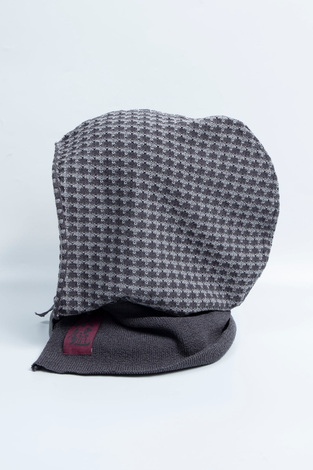 Knit balaclava Gray