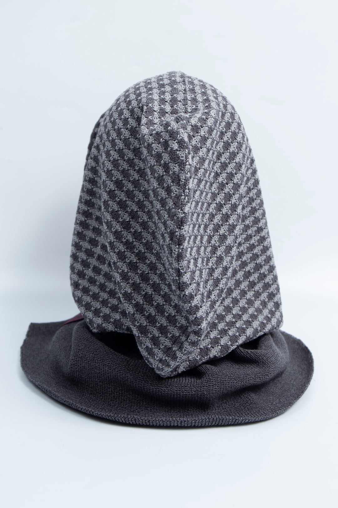 Knit balaclava Gray