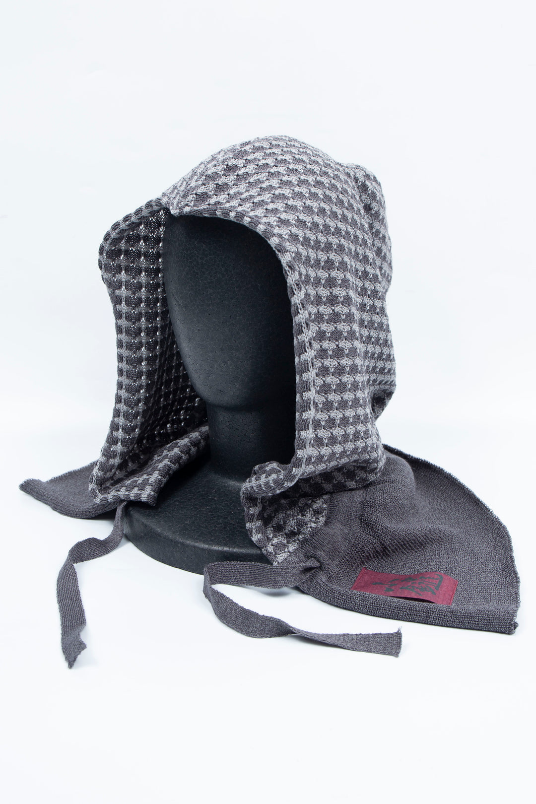 Knit balaclava Gray