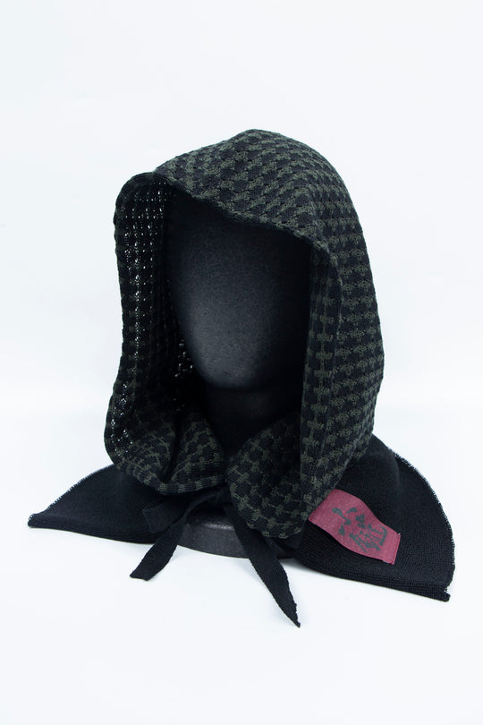 Knit balaclava Black