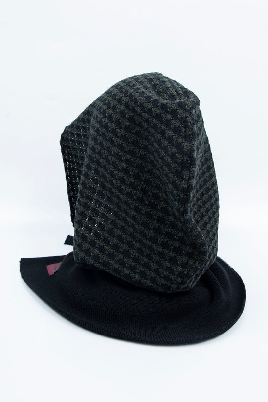 Knit balaclava Black