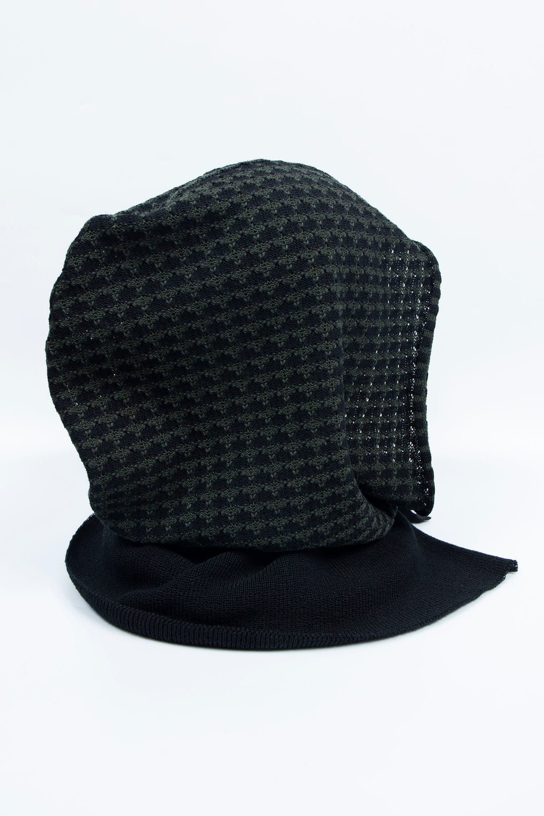 Knit balaclava Black