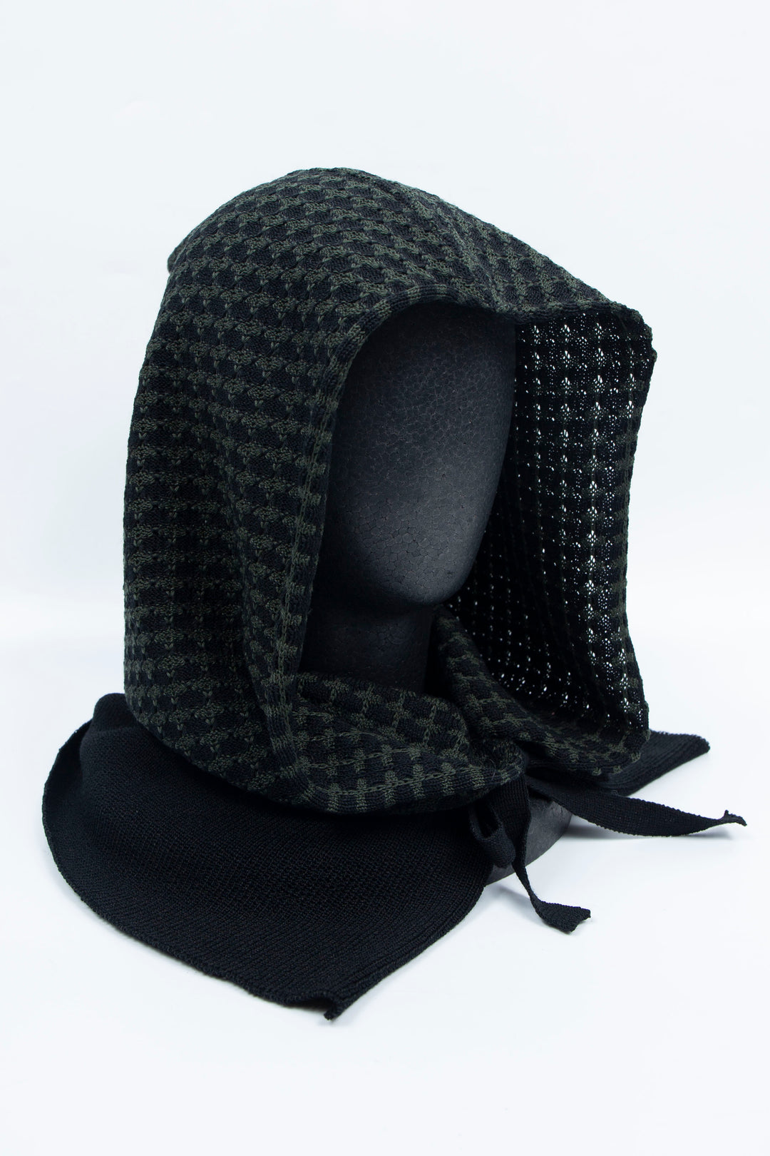 Knit balaclava Black