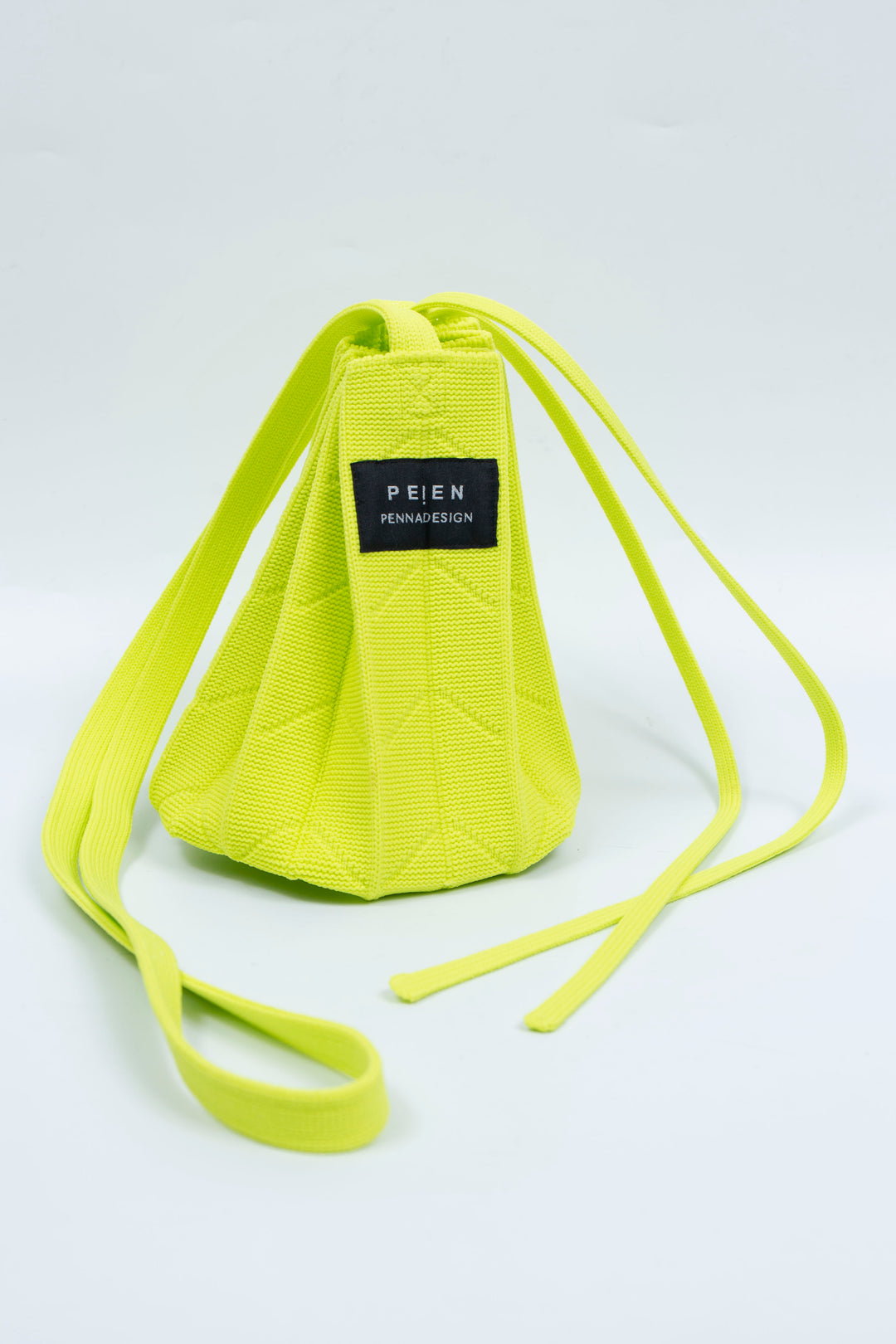 ORIKAMI Knit Bag Lime Yellow