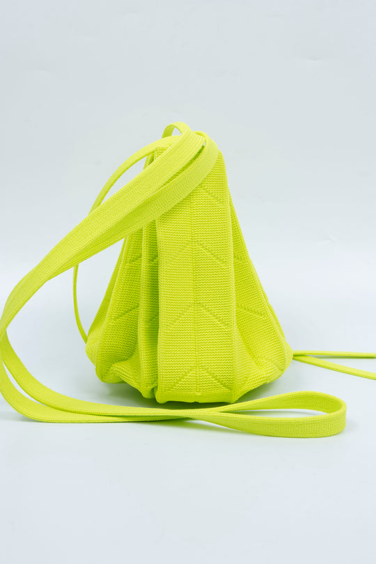 ORIKAMI Knit Bag Lime Yellow