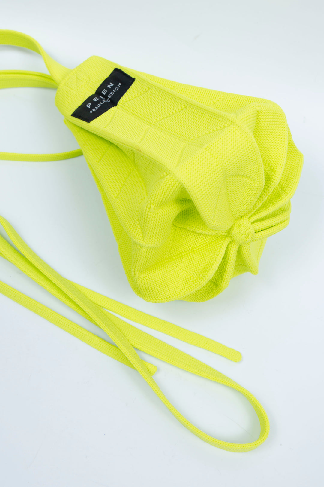 ORIKAMI Knit Bag Lime Yellow