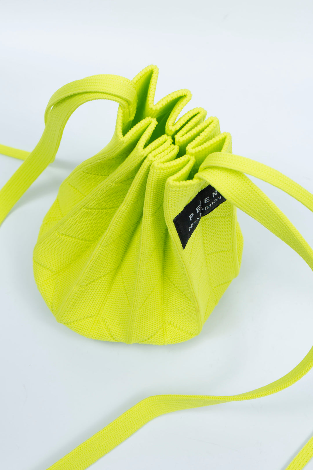 ORIKAMI Knit Bag Lime Yellow