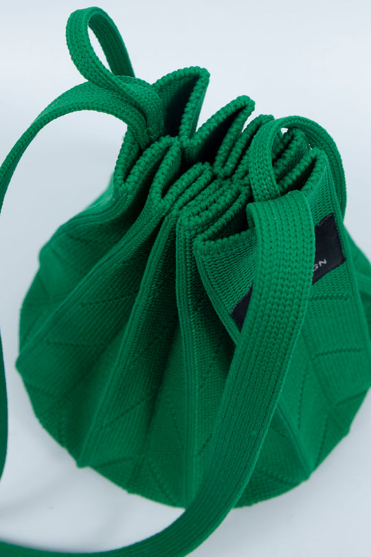 ORIKAMI Knit Bag Garden Green