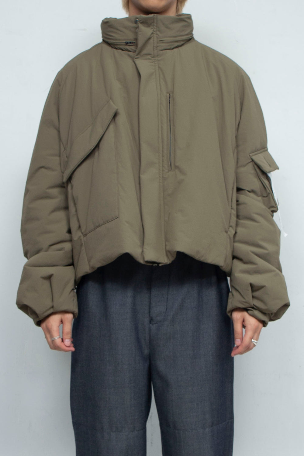 Putting Short Blouson FROSTY OLIVE