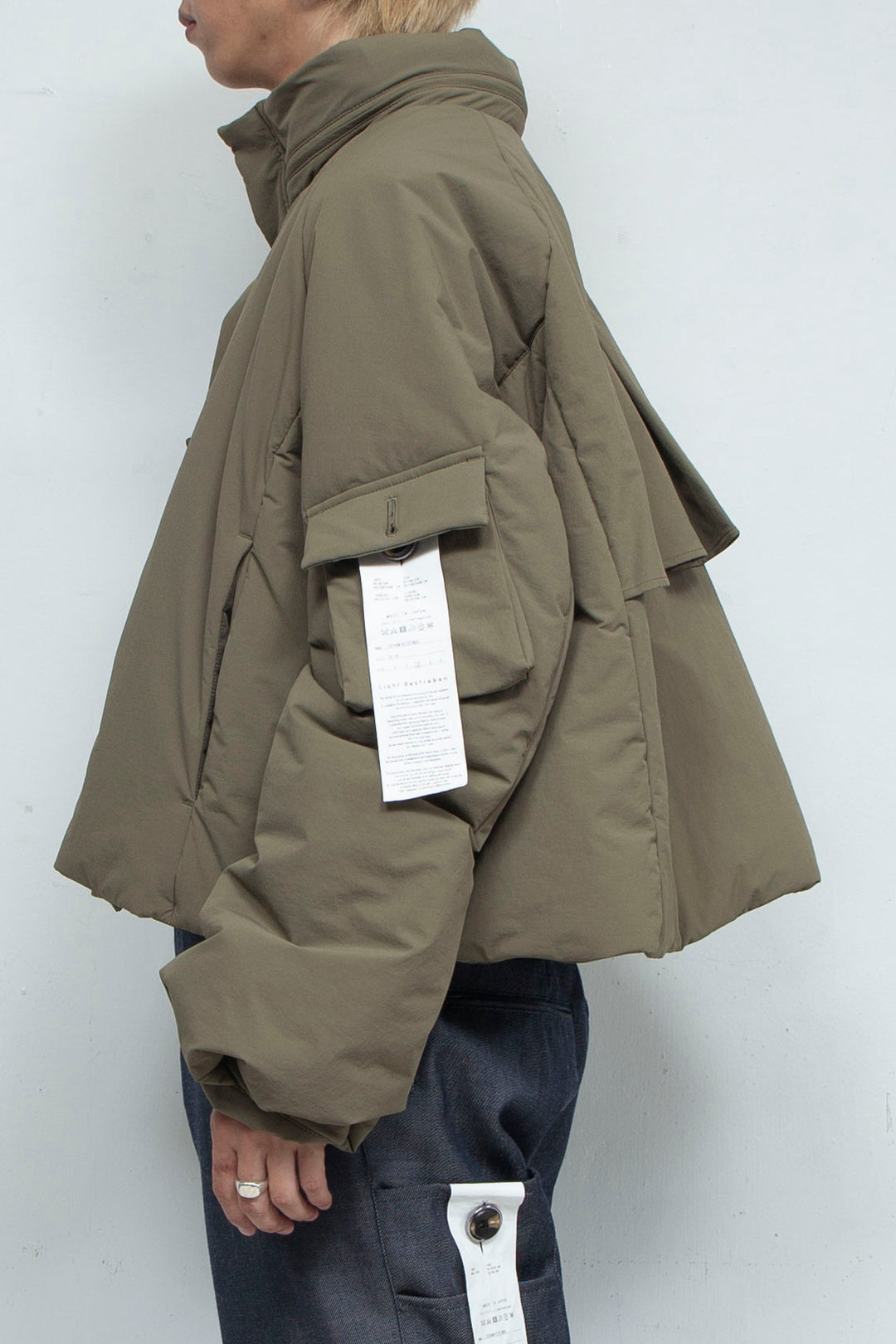 Putting Short Blouson FROSTY OLIVE