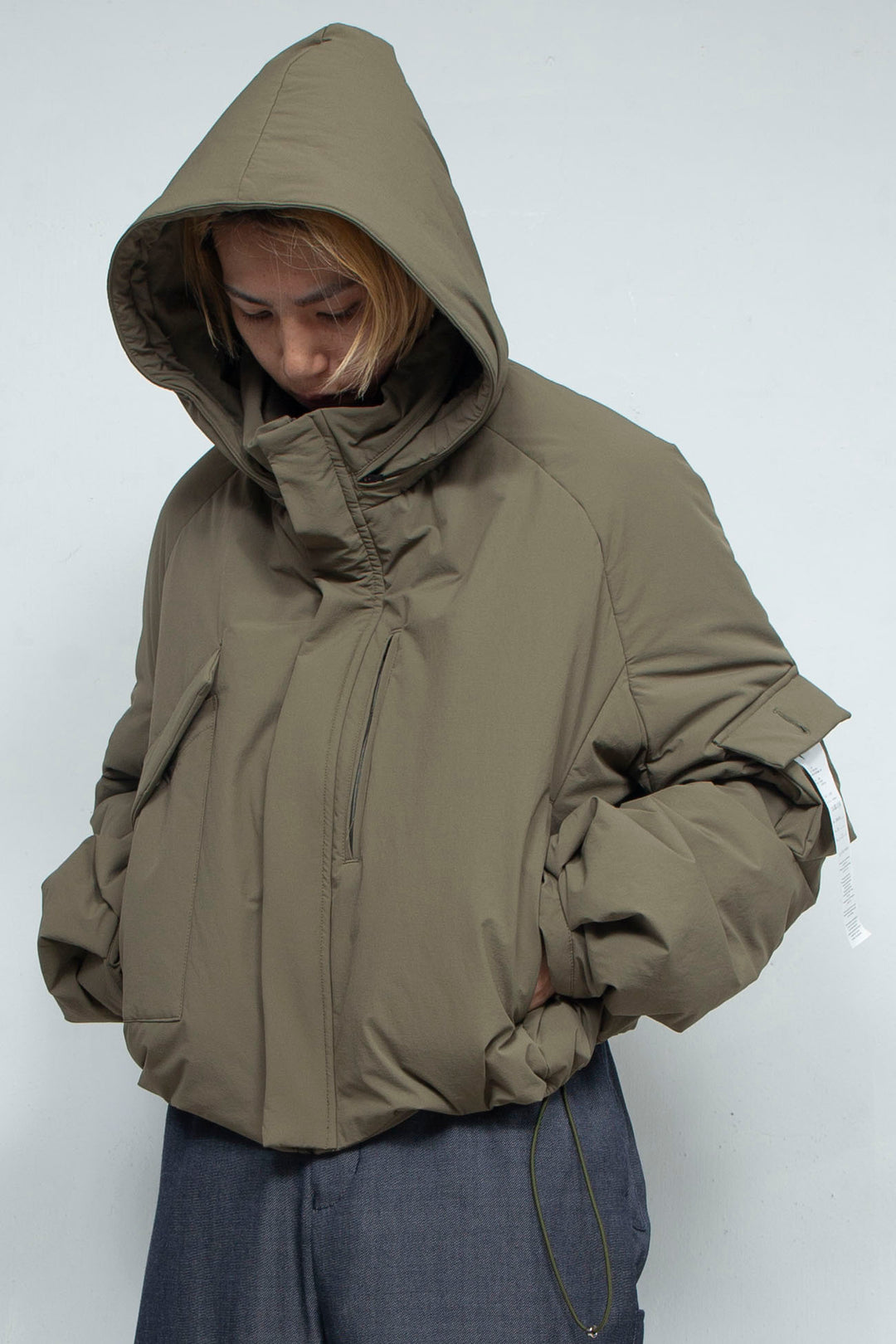 Putting Short Blouson FROSTY OLIVE