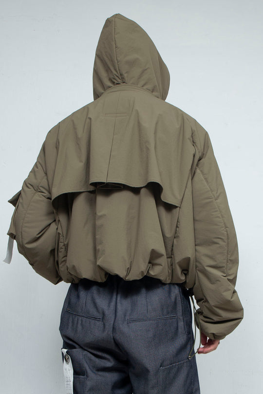 Putting Short Blouson FROSTY OLIVE