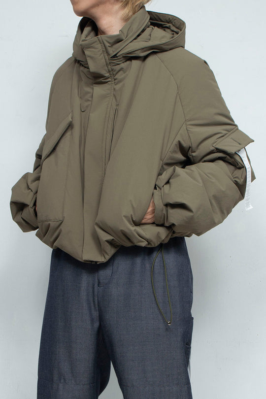 Putting Short Blouson FROSTY OLIVE