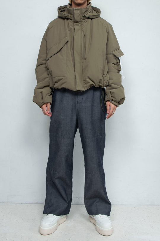 Putting Short Blouson FROSTY OLIVE