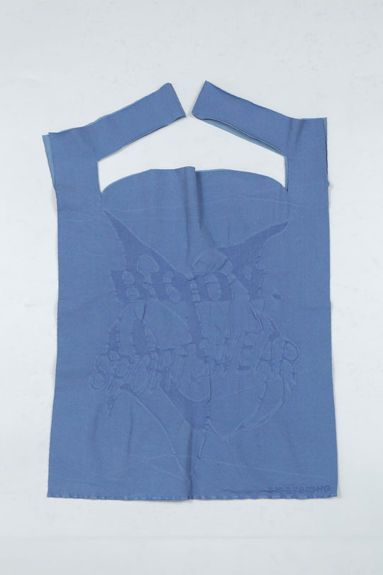 NO-SEWING KNIT SHOPPING BAG/2.0 BLUE