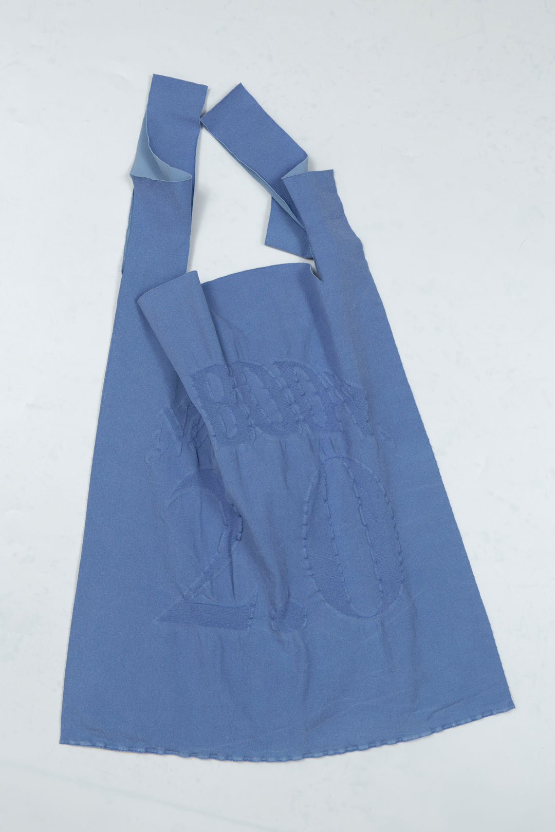 NO-SEWING KNIT SHOPPING BAG/2.0 BLUE