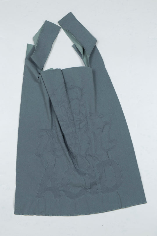 NO-SEWING KNIT SHOPPING BAG/DARKD GRAY