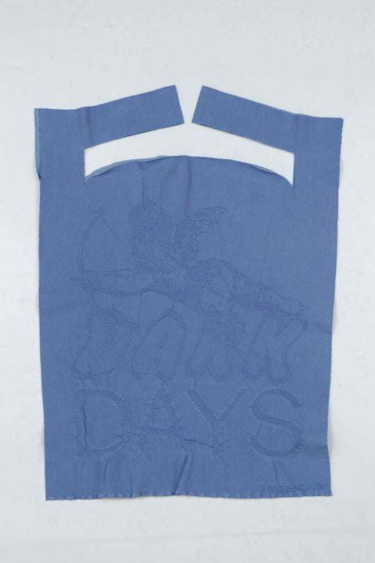 NO-SEWING KNIT SHOPPING BAG/DARKD BLUE