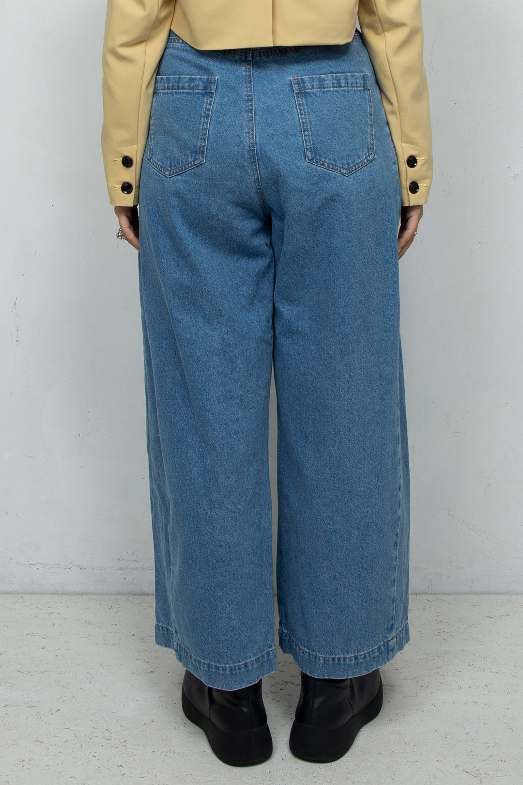 Mermaid waist jeans Blue