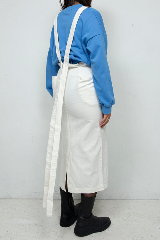 Fishtail 2way skirt White