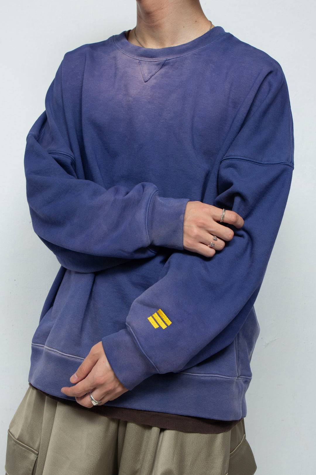 FADDED DROPPED SWEATSHIRT NAVY