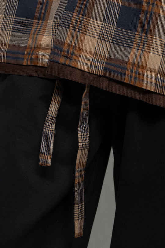 Ventilation Cleric Check Shirts Blouson BROWN