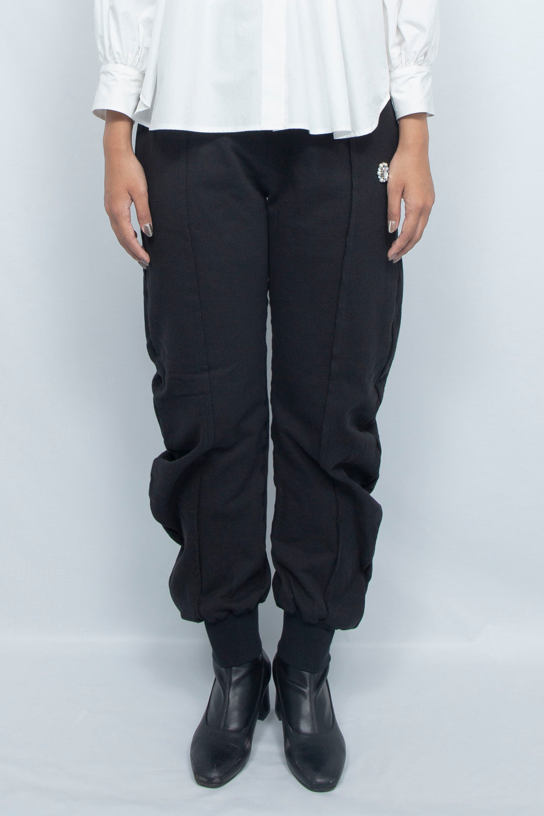 Volume sweat pant Black