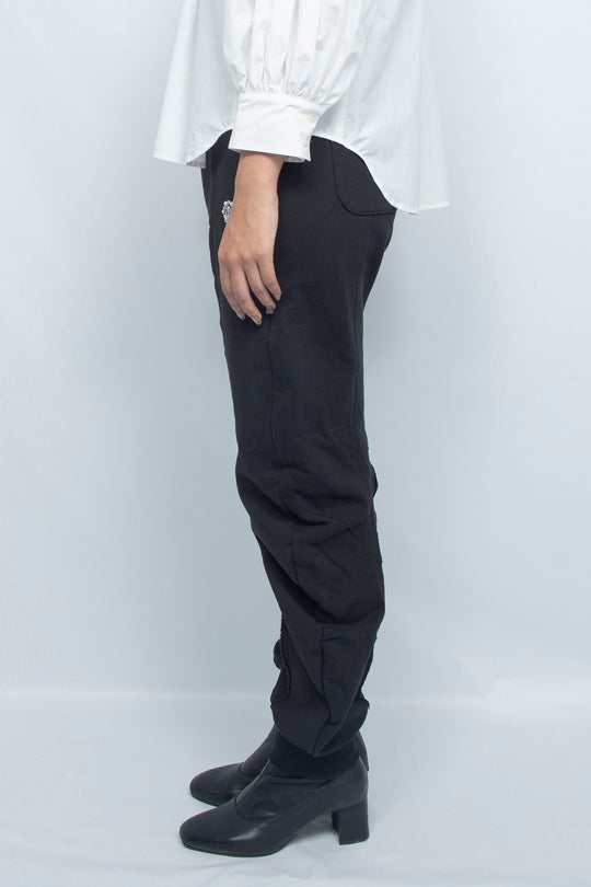 Volume sweat pant Black