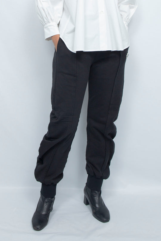 Volume sweat pant Black