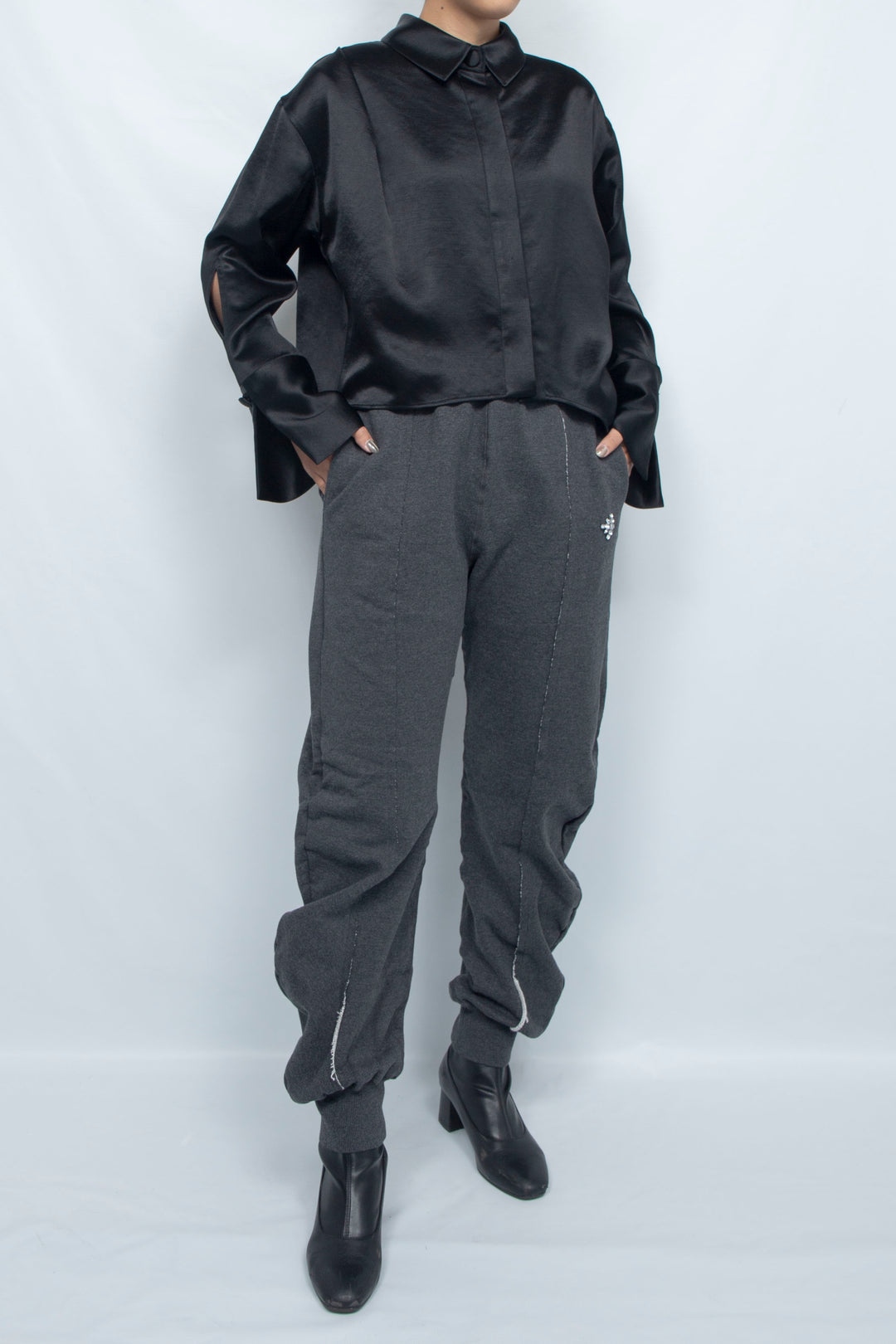 Volume sweat pant Gray