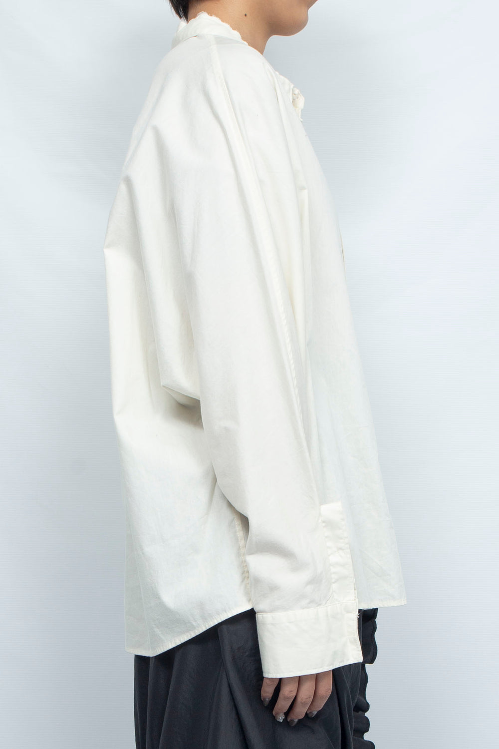 Dolman Sleeve Shirt White