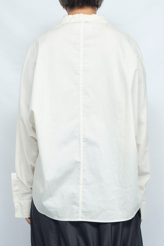 Dolman Sleeve Shirt White