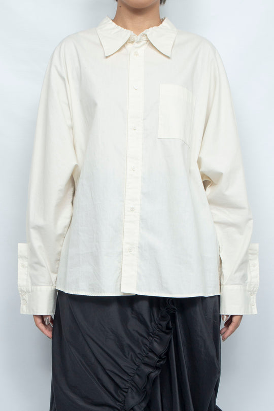 Dolman Sleeve Shirt White