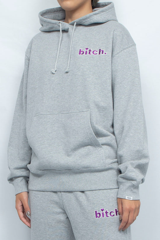 Bitch Hoodie Gray